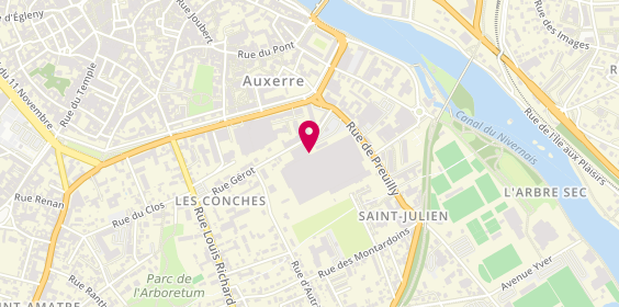 Plan de ID'ées INTERIM - Agence d'Auxerre, 20 Rue Gérot, 89000 Auxerre