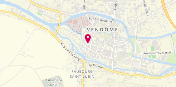 Plan de Adecco, 1 Rue Saint-Pierre Lamothe, 41100 Vendôme