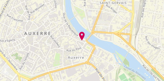 Plan de Cercle Interim, 25 Quai de la République, 89000 Auxerre