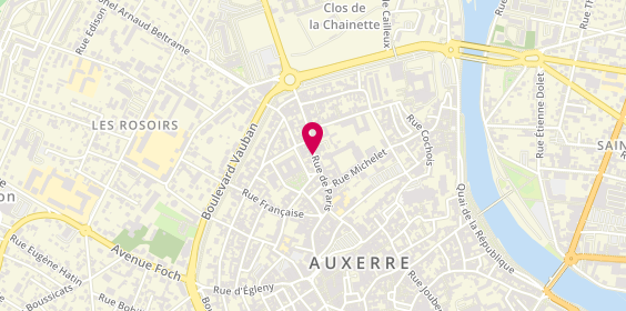 Plan de Crit Interim, 101 Rue de Paris, 89000 Auxerre