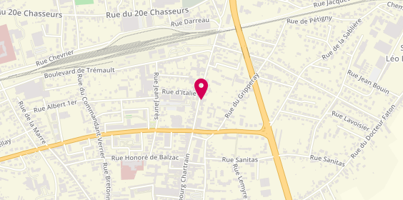 Plan de Start People, 91 Faubourg Chartrain, 41100 Vendôme