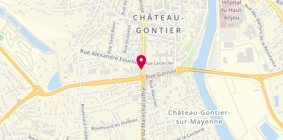 Plan de Actual l'Agencemploi, 8 Bis avenue du Maréchal Joffre, 53200 Château-Gontier-sur-Mayenne