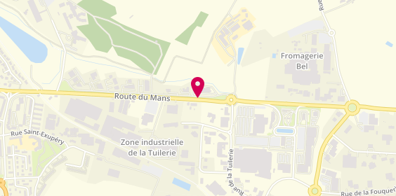 Plan de Actual l'Agencemploi, Zone d'Activités
23 Route du Mans, 72300 Sablé-sur-Sarthe