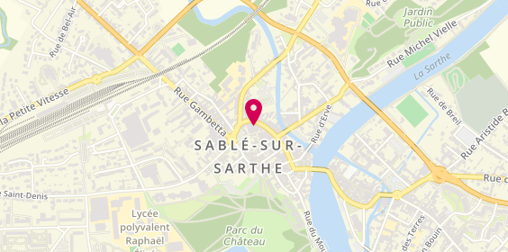 Plan de Start People, 8 Rue Carnot, 72300 Sablé-sur-Sarthe