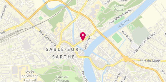 Plan de Jubil Intérim Sablé-sur-Sarthe, 17 Rue Michel Vielle, 72300 Sablé-sur-Sarthe