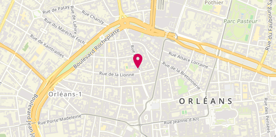 Plan de Staffmatch - Agence Intérim à Orléans, 61 Rue Bannier, 45000 Orléans