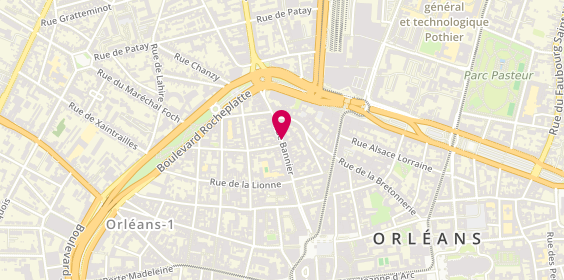 Plan de Adecco Quick Medical Service, 89 Rue Bannier, 45000 Orléans