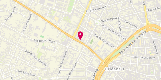 Plan de Supplay Orleans Btp, 64 Rue du Faubourg Saint-Jean, 45000 Orléans