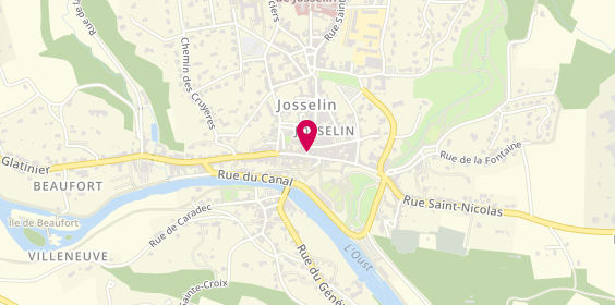 Plan de Capa Josselin, 13 Place Notre Dame, 56120 Josselin