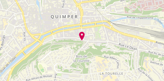 Plan de Aboutir Emploi Artman Quimper, 31 Rue Jean Jaurès, 29000 Quimper