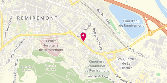 Plan de Activ'interim 88, 5 Rue du Général Leclerc, 88200 Remiremont
