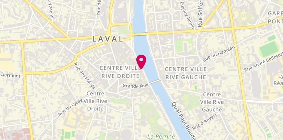 Plan de Triangle Solutions Rh, 32 Quai Jehan Fouquet, 53000 Laval