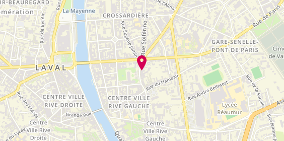 Plan de Artus Intérim Laval, 27 place Jean Moulin, 53000 Laval