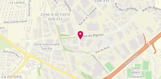 Plan de Proman, 19 Rue Veyettes, 35000 Rennes
