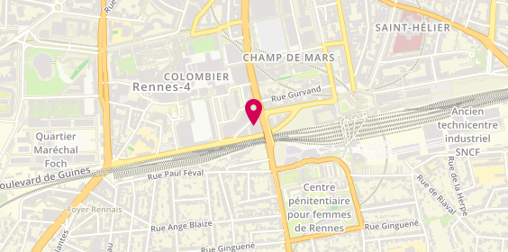 Plan de APEC (Association pour l'Emploi des Cadres), 22 Rue de l'Alma Bâtiment A - 2ème Étage, 35000 Rennes