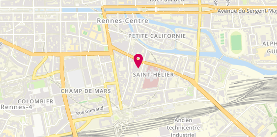 Plan de Espace de Coworking - The 4Th - Coworking Resident, 4 avenue Louis Barthou, 35000 Rennes