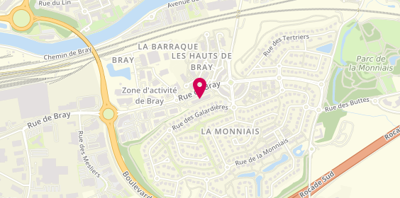 Plan de Cabinet santé au travail Déclic Conseil, 48 Rue de Bray Immeuble la Monniais (1er Étage, 35510 Cesson-Sévigné