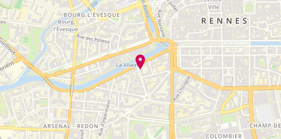 Plan de Triangle Solutions Rh, 3 Boulevard Sébastopol, 35000 Rennes