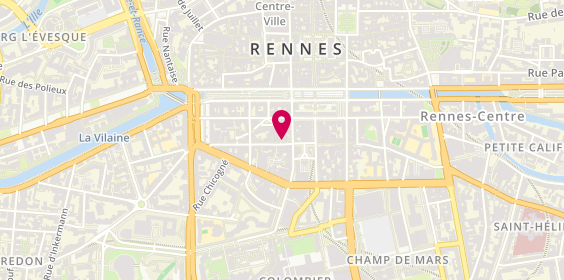Plan de Gi Group, 10 Rue Poullain Duparc, 35000 Rennes