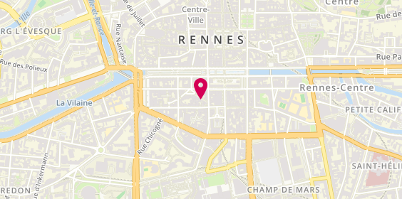 Plan de Location Locaux Mission Locale, 7 Rue Parcheminerie, 35000 Rennes