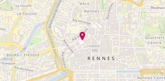 Plan de Page Personnel Rennes, 13 Ter place des Lices, 35000 Rennes