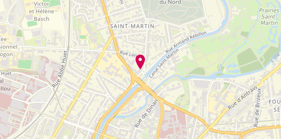 Plan de Ergalis Médical Rennes, 5 avenue Gros Malhon, 35000 Rennes