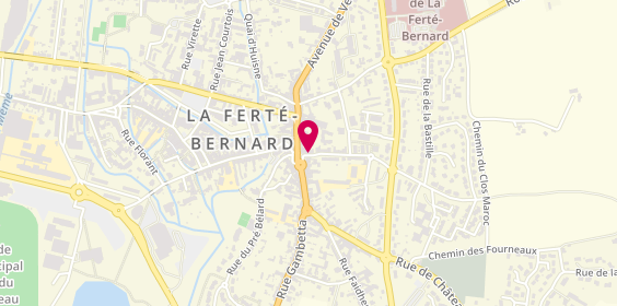 Plan de Artus Interim la Ferté Bernard, 3 place Ledru Rollin, 72400 La Ferté-Bernard