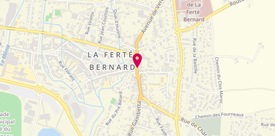 Plan de Interaction, 33 Rue de Paris, 72400 La Ferté-Bernard