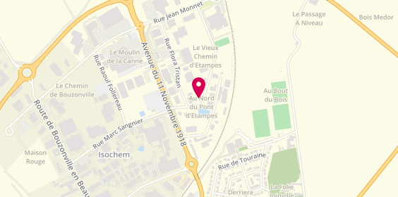 Plan de Leader Intérim et Recrutement CDI Pithiviers, 35 Rue Olympe de Gouges, 45300 Pithiviers