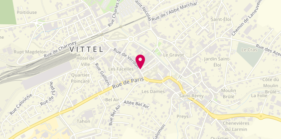 Plan de Adecco Vittel, 16 Rue Saint-Martin, 88800 Vittel