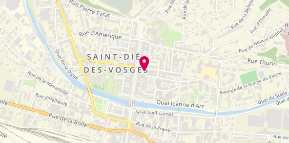 Plan de Adecco Saint Dié, 8 Rue Dauphine, 88100 Saint-Dié-des-Vosges