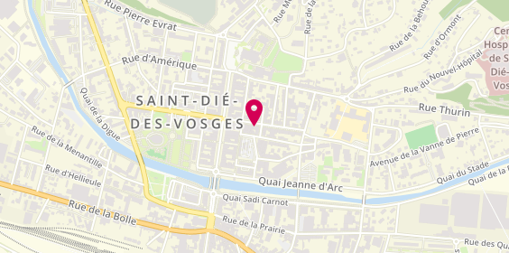 Plan de Manpower Saint-Dié, 14 Rue Dauphine, 88100 Saint-Dié-des-Vosges