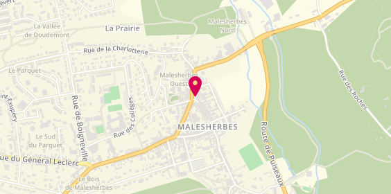 Plan de Malesherbes Intérim, 7 Place du Martroi, 45330 Le Malesherbois