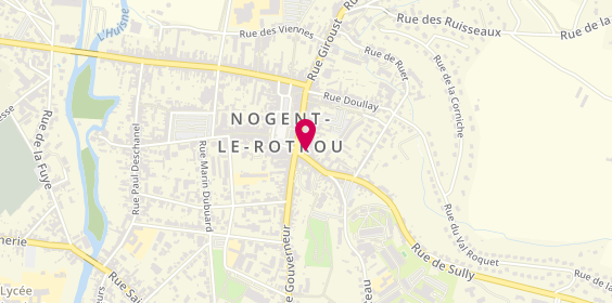 Plan de Adwork's Travail Temporaire, 6 Rue de Sully, 28400 Nogent-le-Rotrou