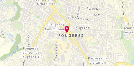 Plan de Manpower Fougères, 2 place de la République, 35300 Fougères