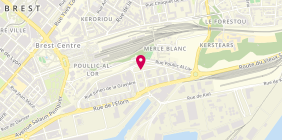 Plan de Celtic Rh, 50 Rue Henry de Monfreid, 29200 Brest