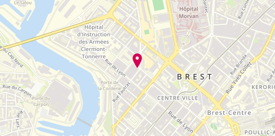 Plan de Awel Brest, 30 Rue Fautras, 29200 Brest