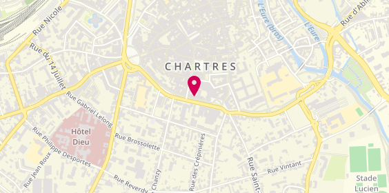 Plan de AB Interim, 10 Boulevard Adelphe Chasles, 28000 Chartres