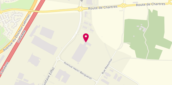 Plan de Randstad Inhouse, Zone Industrielle Les Jardins d'Entreprises
4 avenue Gustave Eiffel, 28000 Chartres
