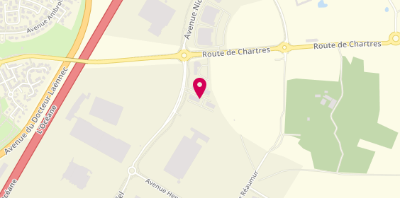 Plan de Aderim Chartres, 10 avenue Gustave Eiffel, 28000 Chartres