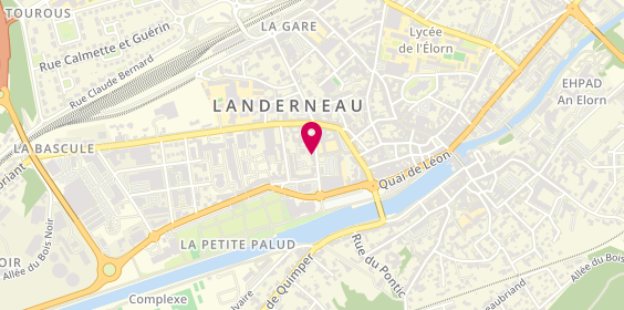 Plan de Samsic Emploi Landerneau, 11 Rue Alain Daniel, 29800 Landerneau