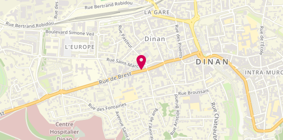 Plan de Crit Dinan, 18 Rue de Brest, 22100 Dinan