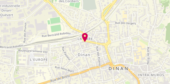 Plan de Breizh Interim, 33 Rue Carnot, 22100 Dinan