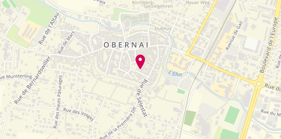 Plan de Adecco Obernai, 16 Rue du Général Baegert, 67210 Obernai