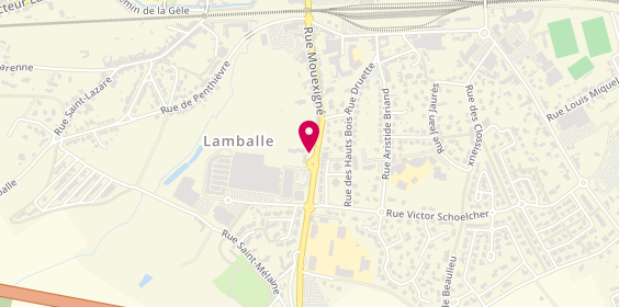 Plan de Samsic Emploi Lamballe, Zone Aménagement du Liffré
64 Rue Mouexigné, 22400 Lamballe-Armor