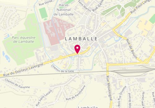 Plan de Triangle Solutions Rh, 1 Rue Dr Lavergne, 22400 Lamballe-Armor