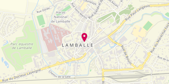 Plan de Breizh Intérim - Agence Intérim Lamballe, 14 Rue de Lourmel, 22400 Lamballe-Armor