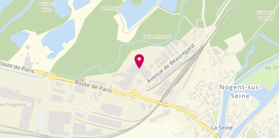 Plan de Crit Nogent-sur-seine, 3 avenue Beauregard, 10400 Nogent-sur-Seine