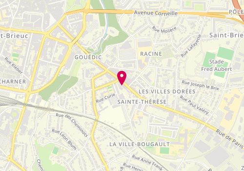 Plan de Teamservices, 74 Rue de Gouédic, 22000 Saint-Brieuc