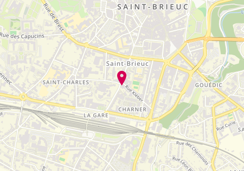 Plan de Régional Intérim, 21 Rue de la Gare, 22000 Saint-Brieuc